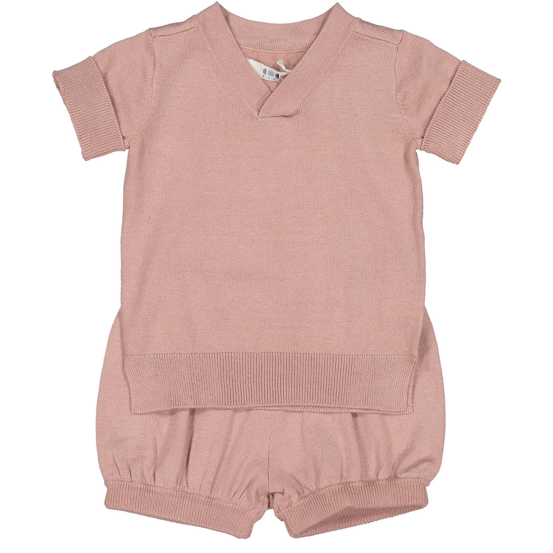 Coco Blanc Soft Pink Baby Sweater Set