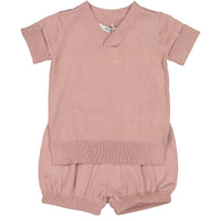 Coco Blanc Soft Pink Baby Sweater Set