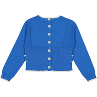 Morley Ocean Blue Hope Knit Sweater