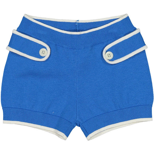 Morley Ocean Blue Heloise Knit Shorts