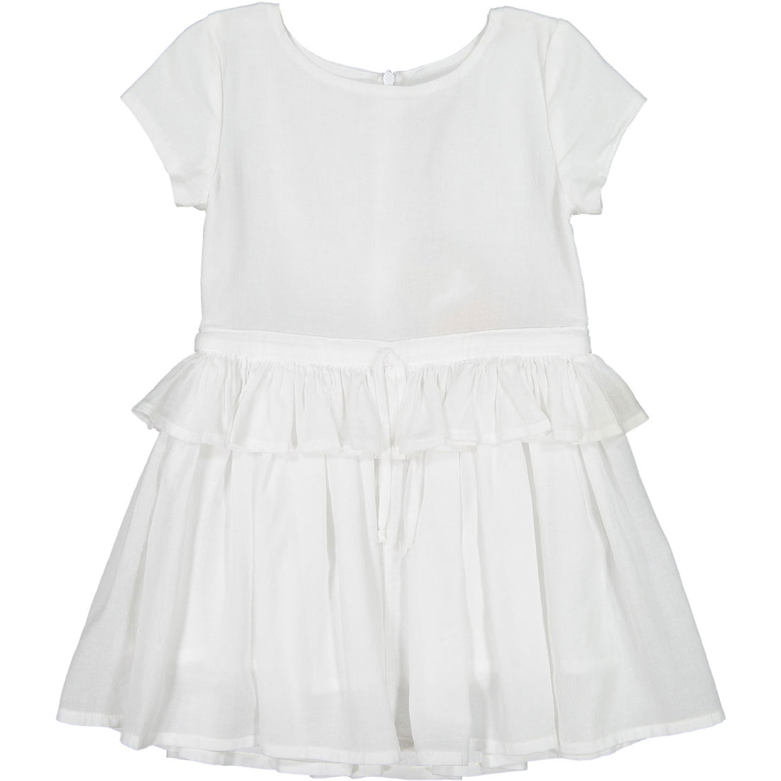 Morley Moon White Hannah Peplum Dress