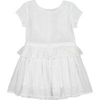 Morley Moon White Hannah Peplum Dress