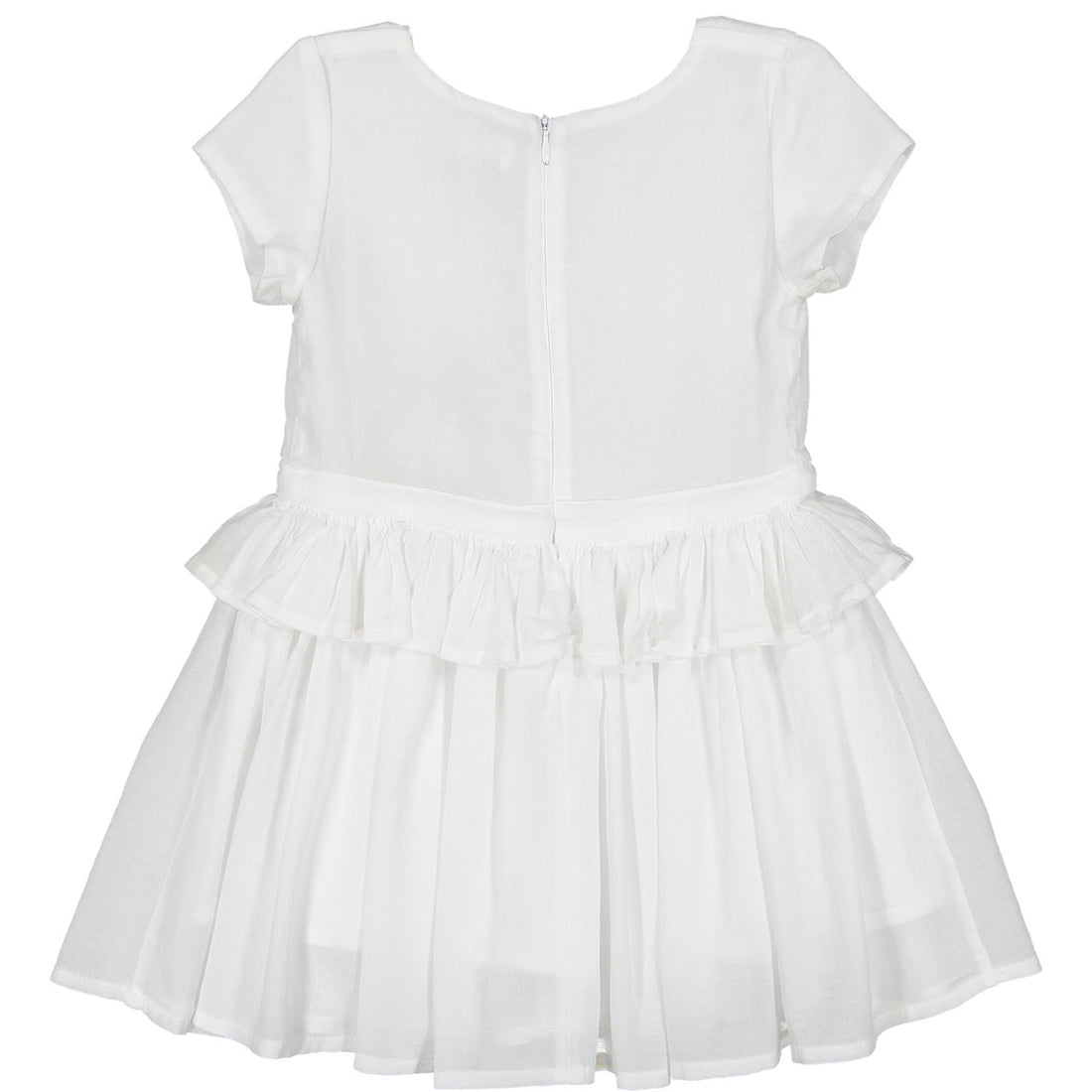 Morley Moon White Hannah Peplum Dress