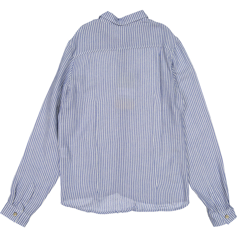 Morley Blue Stripe Button Down