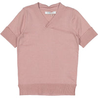 Coco Blanc Soft Pink V-neck Sweater