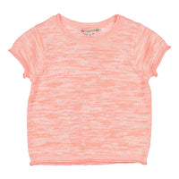 Bonpoint Neon Pink Melange Sweater