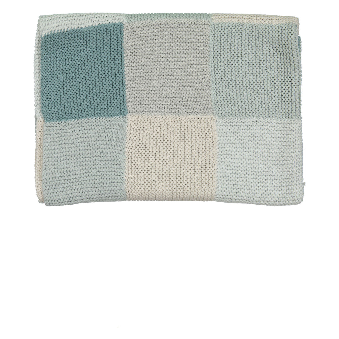 Bonpoint Blue Patchwork Blanket