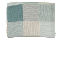 Bonpoint Blue Patchwork Blanket