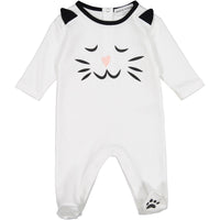Sonia Rykiel  White Velvet Baby Set