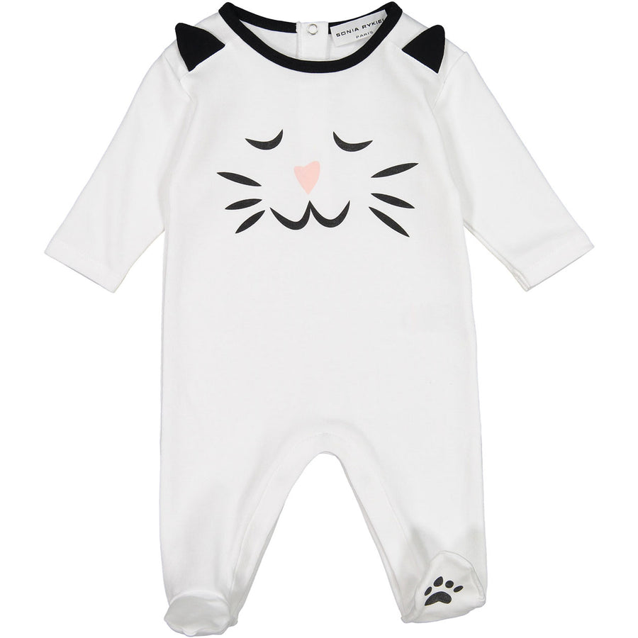 Sonia Rykiel  White Velvet Baby Set