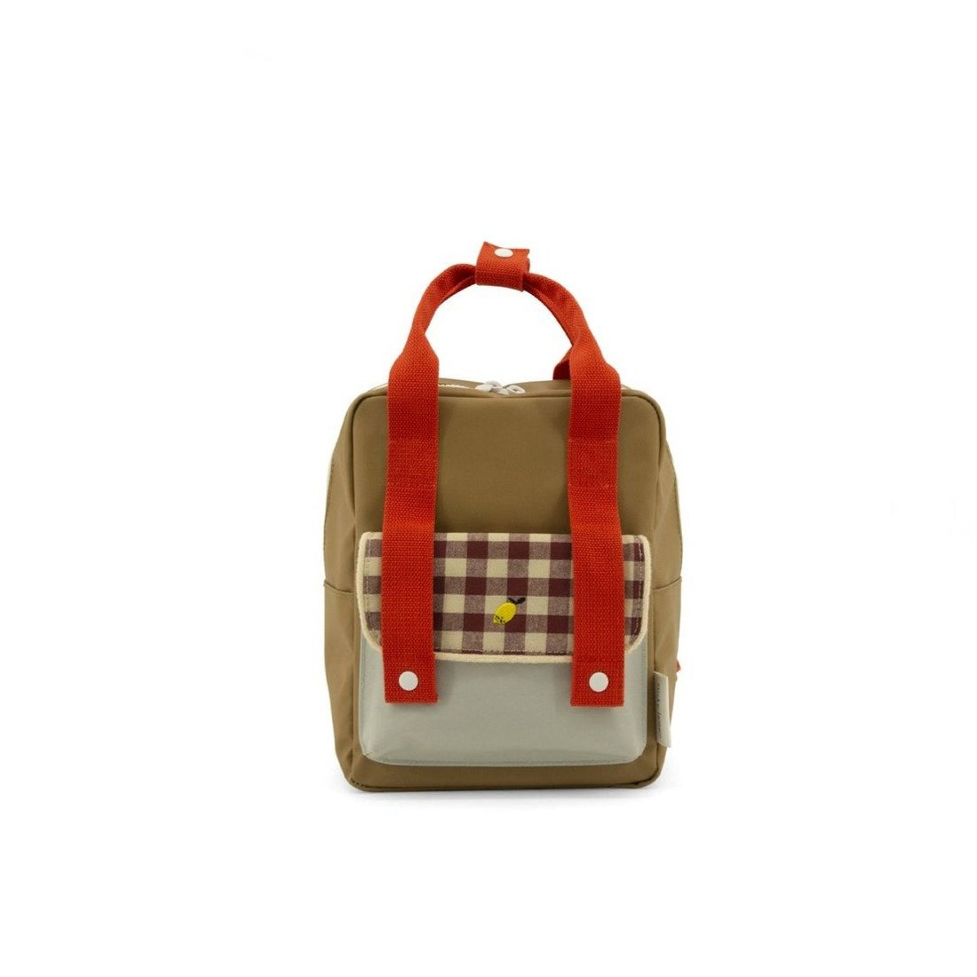 Sticky Lemon Pool Green/Apple Red/Leaf Green Gingham Small Backpack