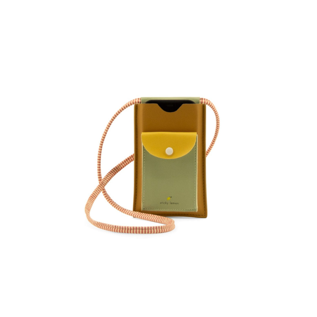 Sticky Lemon Phone Pouch | Envelope Collection | Khaki Green