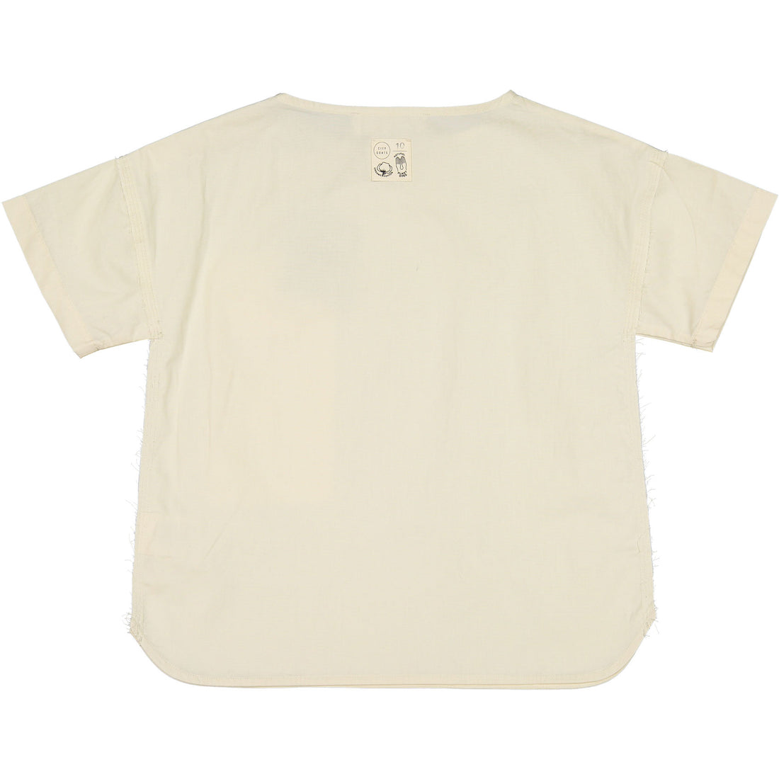 City Goats Muted White Play Top