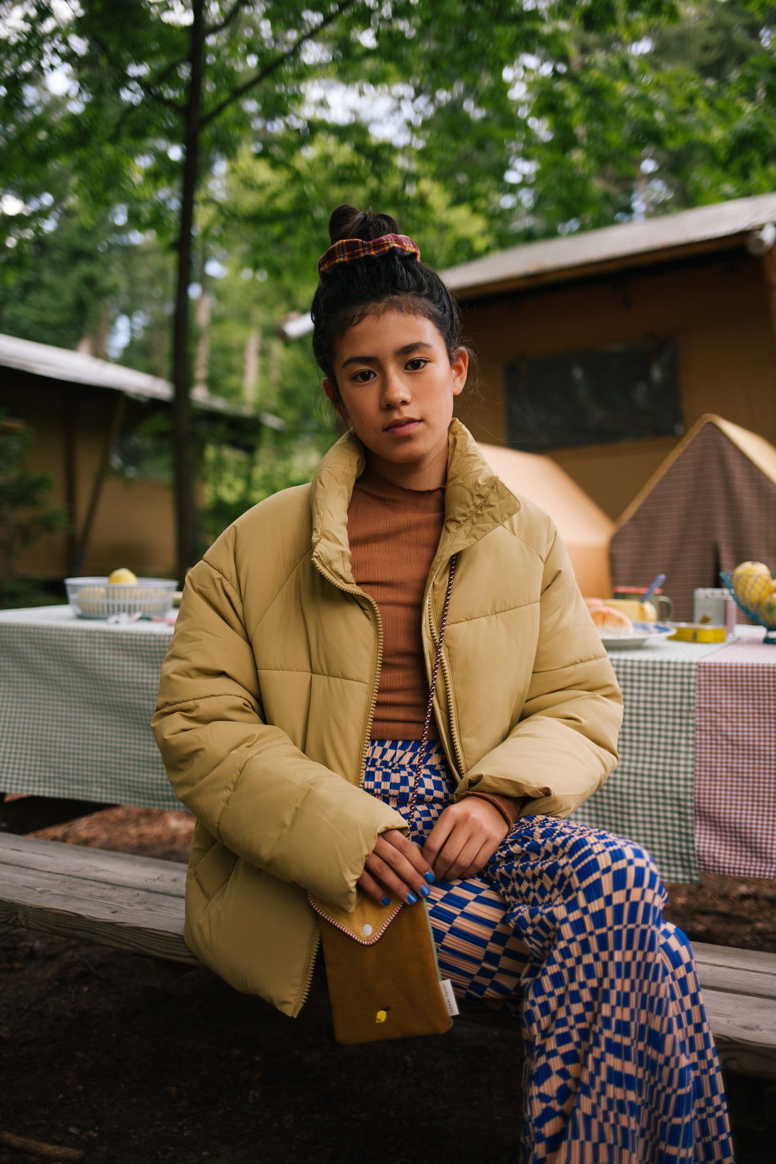 Sticky Lemon Scrunchies | Adventure Collection | Berry Plaid