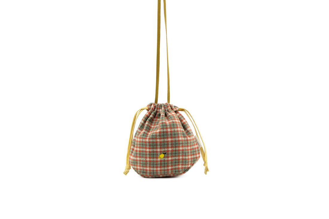 Sticky Lemon Pouch Bag | Adventure Collection | Pink Plaid