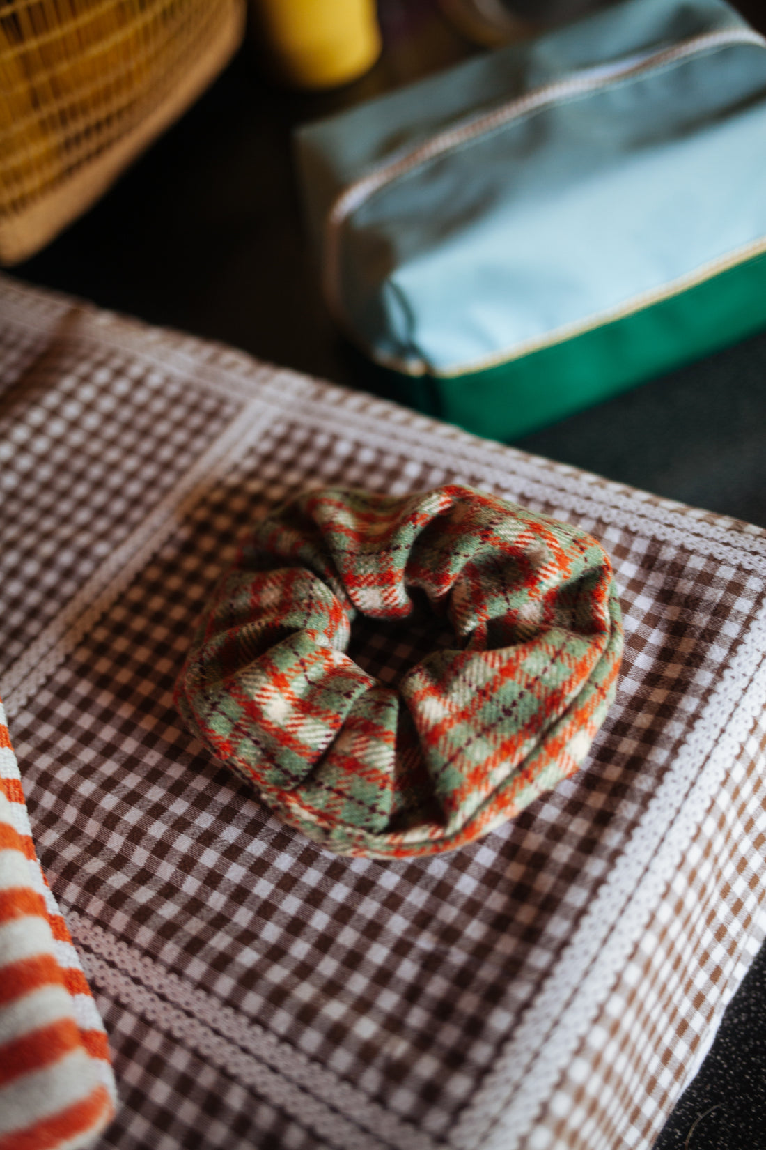 Sticky Lemon Scrunchies | Adventure Collection | Pink Plaid