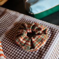 Sticky Lemon Scrunchies | Adventure Collection | Pink Plaid