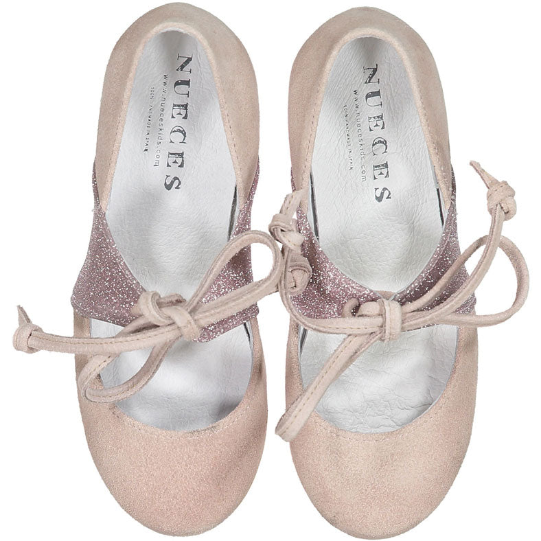 Nueces  Rose Suede Ballerina