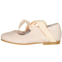 Nueces  Rose Tweed Ballet Flat