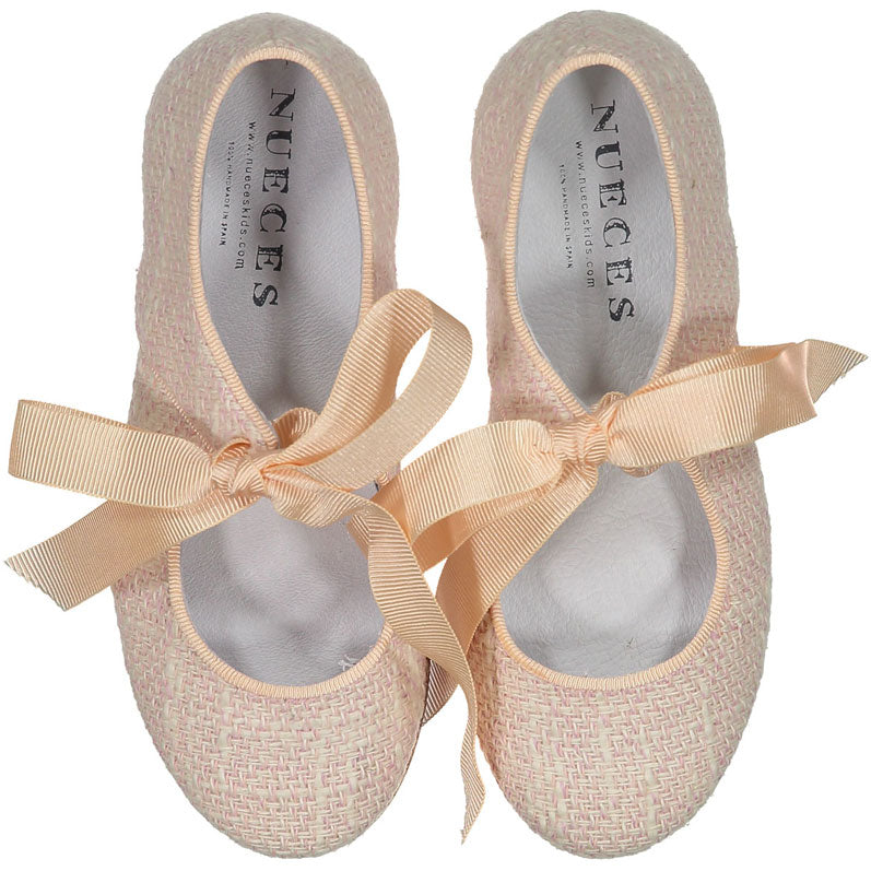 Nueces  Rose Tweed Ballet Flat