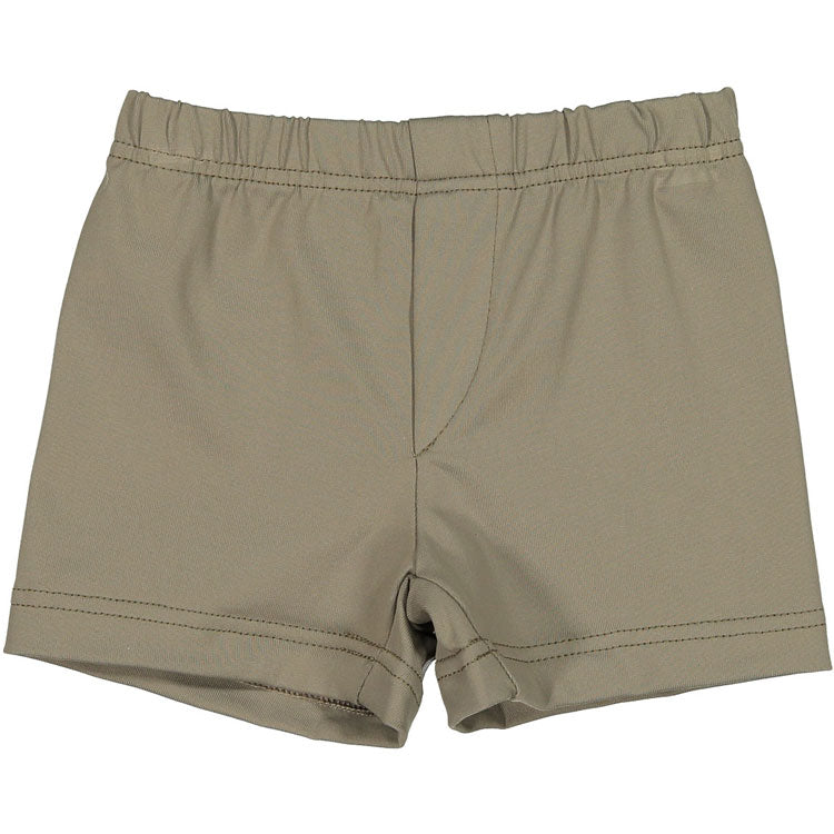 Nueces  Khaki Boxer Swimshorts