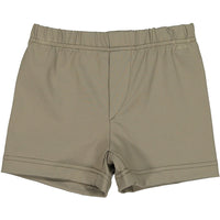 Nueces  Khaki Boxer Swimshorts