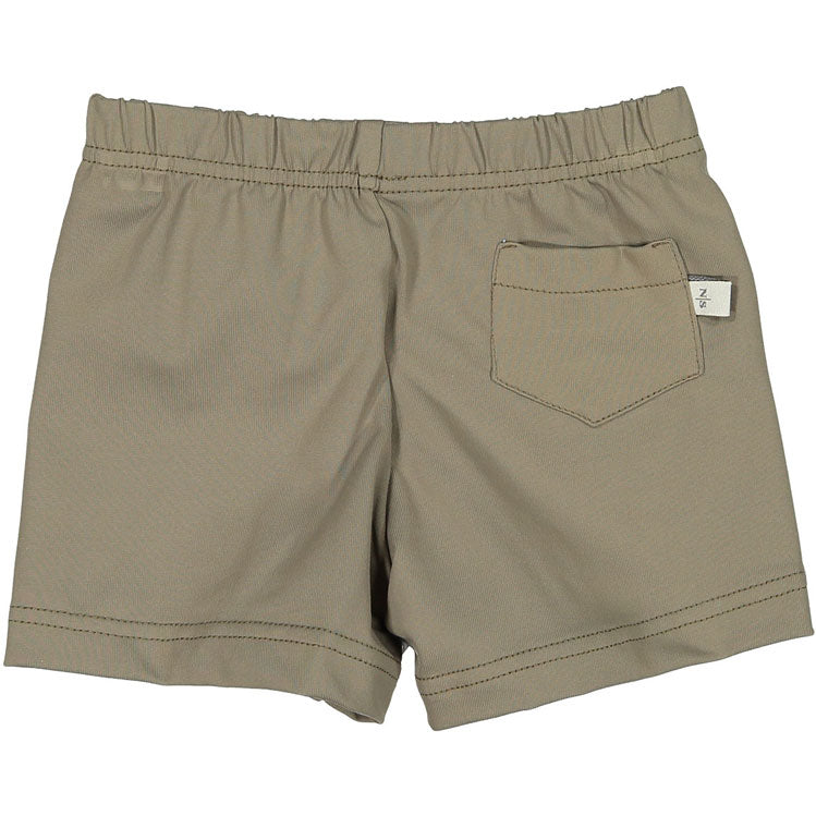 Nueces  Khaki Boxer Swimshorts