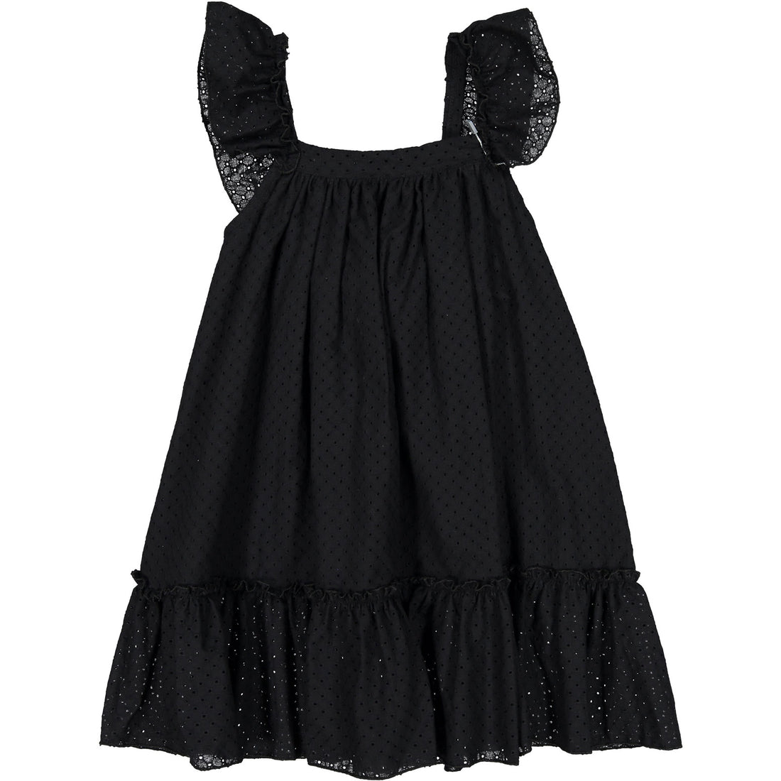 Nueces  Black Eyelet Dress