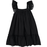 Nueces  Black Eyelet Dress