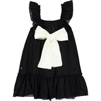 Nueces  Black Eyelet Dress