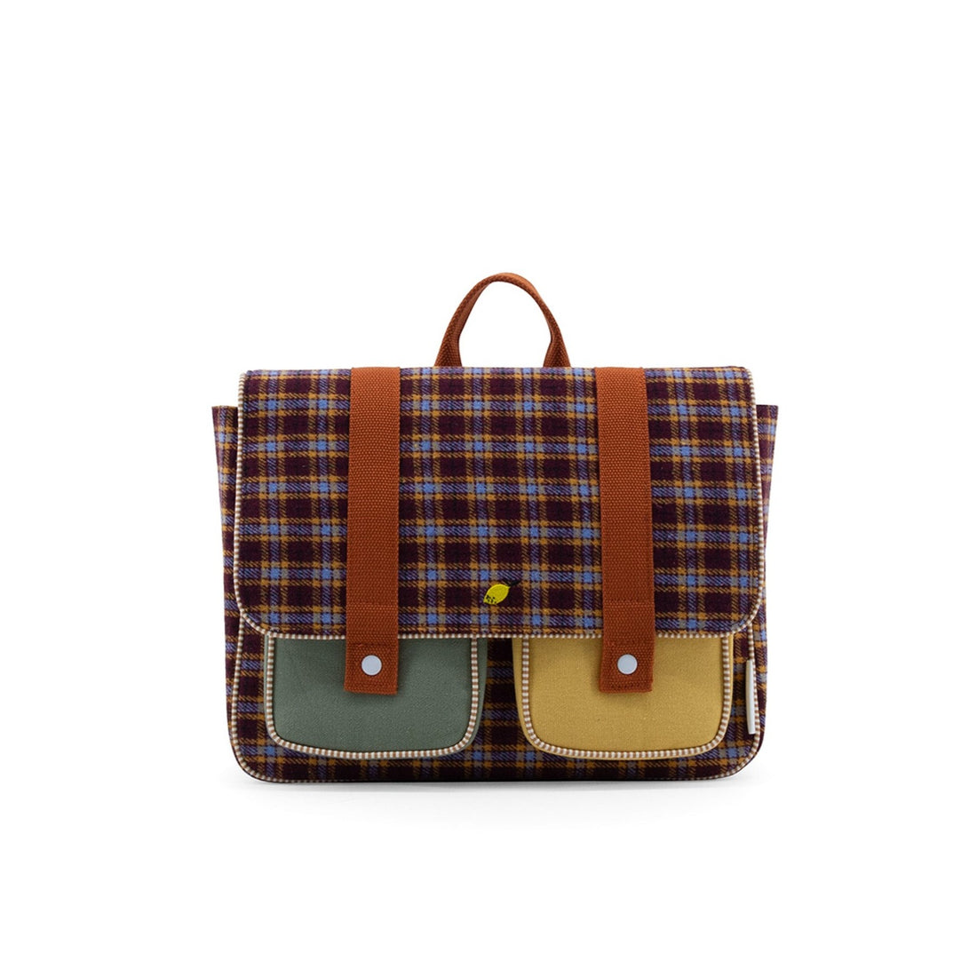 Sticky Lemon School Bag | Adventure Collection | Berry Plaid