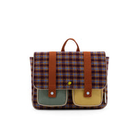 Sticky Lemon School Bag | Adventure Collection | Berry Plaid