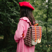 Sticky Lemon School Bag | Adventure Collection | Berry Plaid