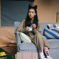 Sticky Lemon School Bag | Adventure Collection | Pink Plaid