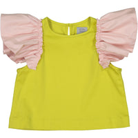 Hilda.Henri Yellow Valentine Top