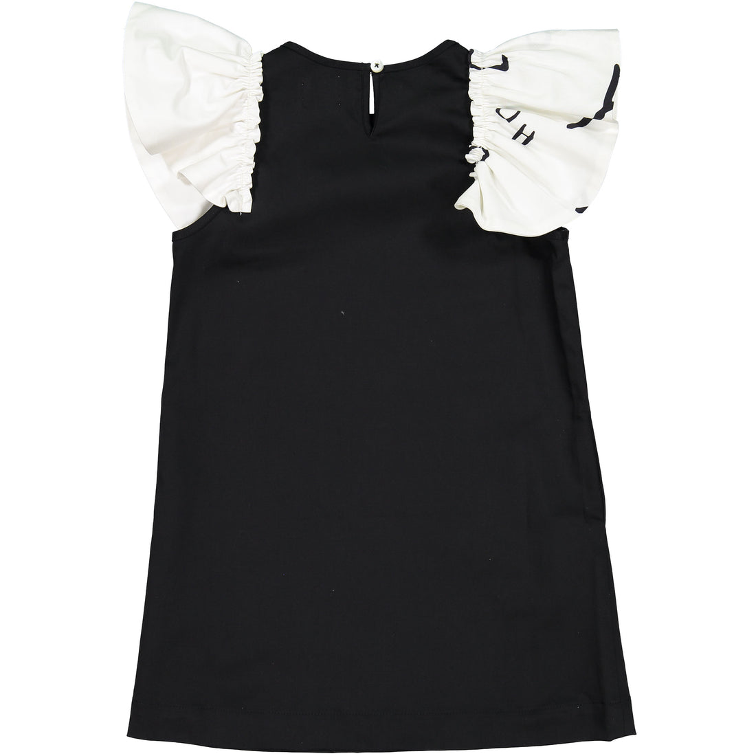 Hilda.Henri Black/White Marguerite Dress
