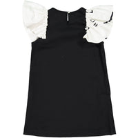 Hilda.Henri Black/White Marguerite Dress