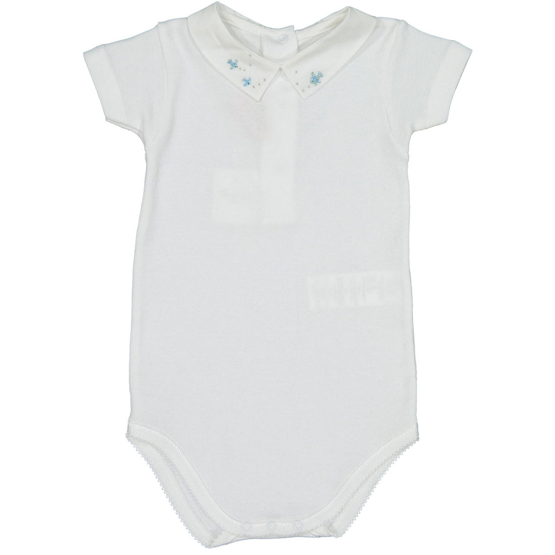 Bonpoint Fish Embroidered Bodysuit