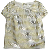 Bonpoint Gold Jacquard YAM Blouse