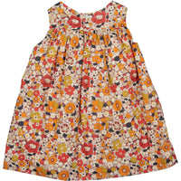 Bonpoint Orange Floral Baby Dress