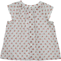 Bonpoint Cherry Stitched Baby Blouse