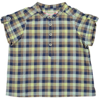 Bonpoint Blue Plaid Baby Tunic