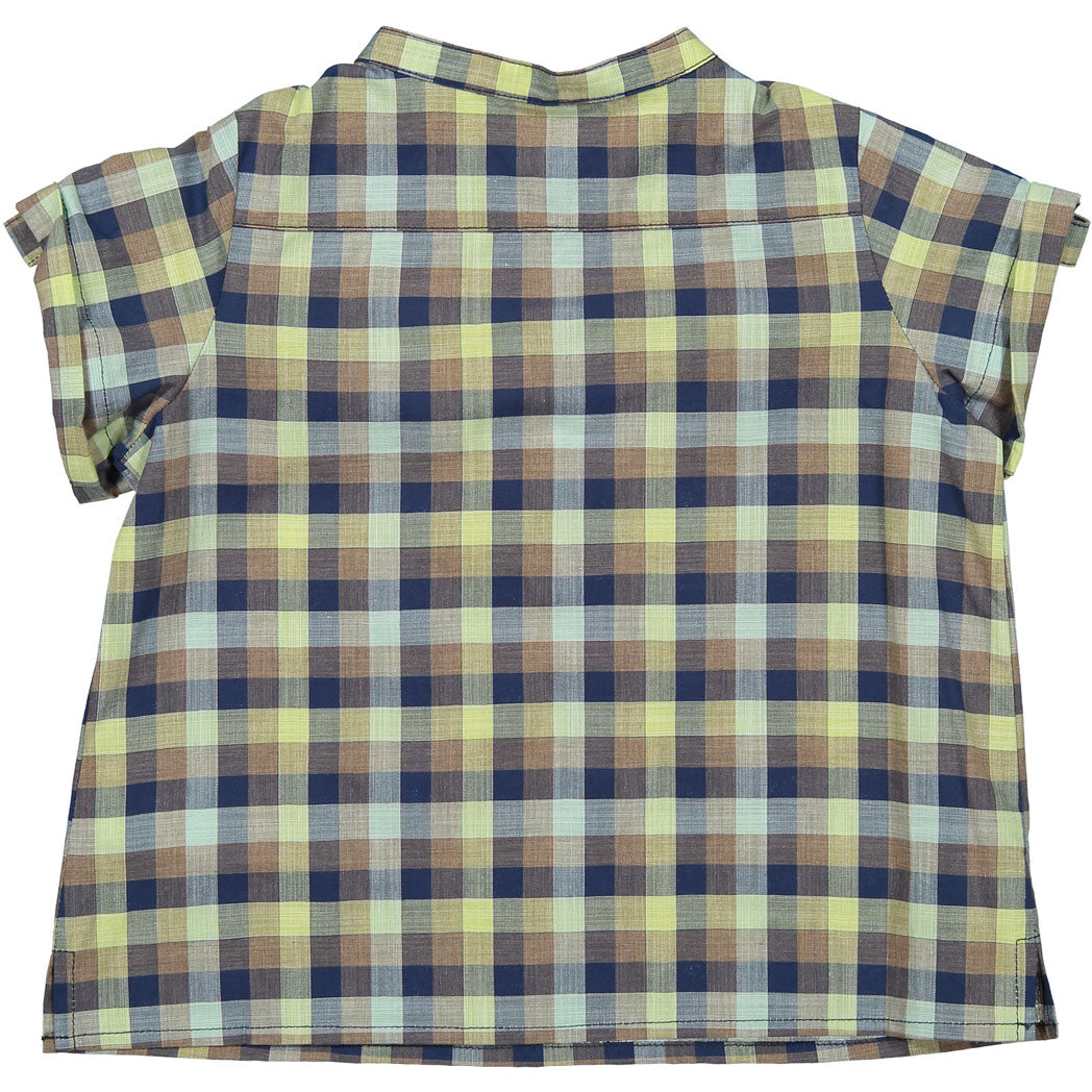Bonpoint Blue Plaid Baby Tunic