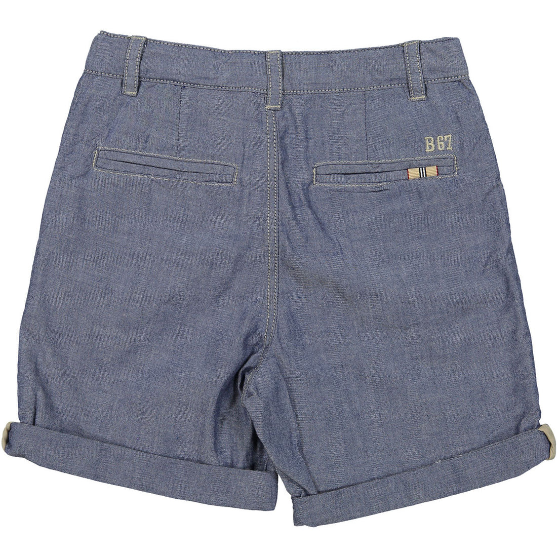 Bonpoint Navy Linen Shorts