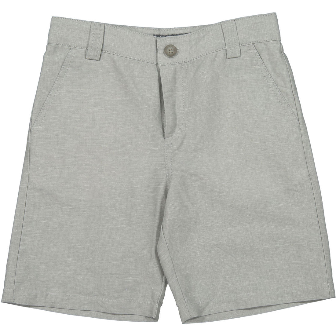Bonpoint Grey Linen Shorts