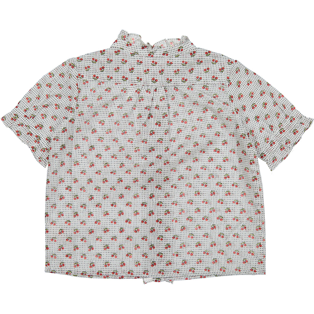 Bonpoint Cherry Stitched Vintage Blouse