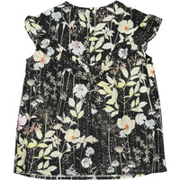 Bonpoint Black Floral Garden Yolk Blouse