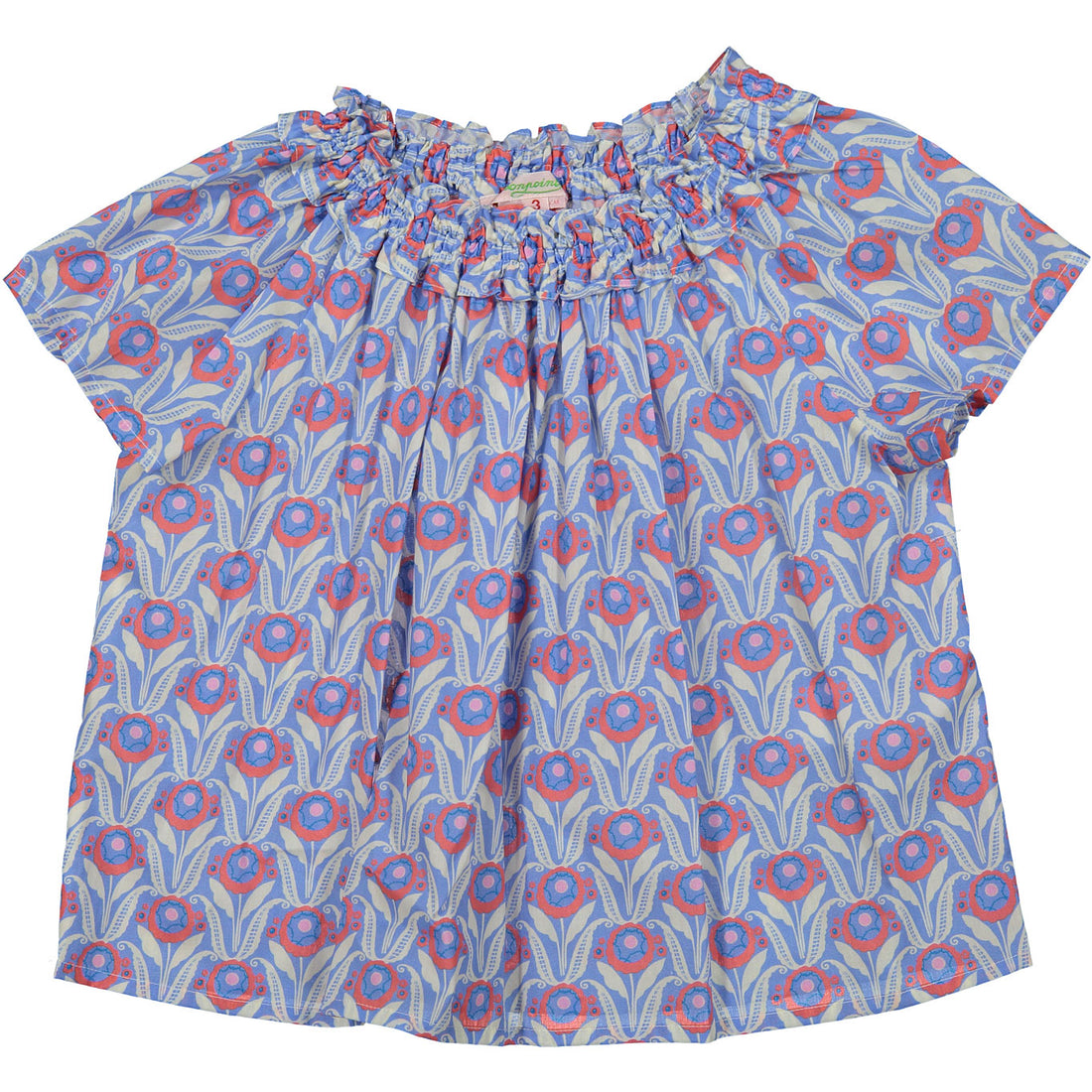 Bonpoint Modern Liberty Print Baby Blouse