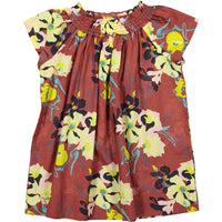Bonpoint Red Floral Swing Dress