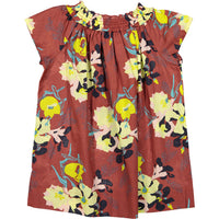 Bonpoint Red Floral Swing Dress